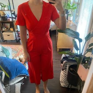 Bright Red Jumpsuit/ Pantsuit